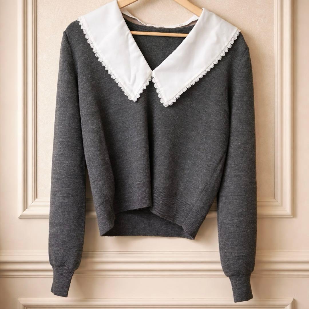 ビビィ BIBIY ANNABELLE KNIT GRAY