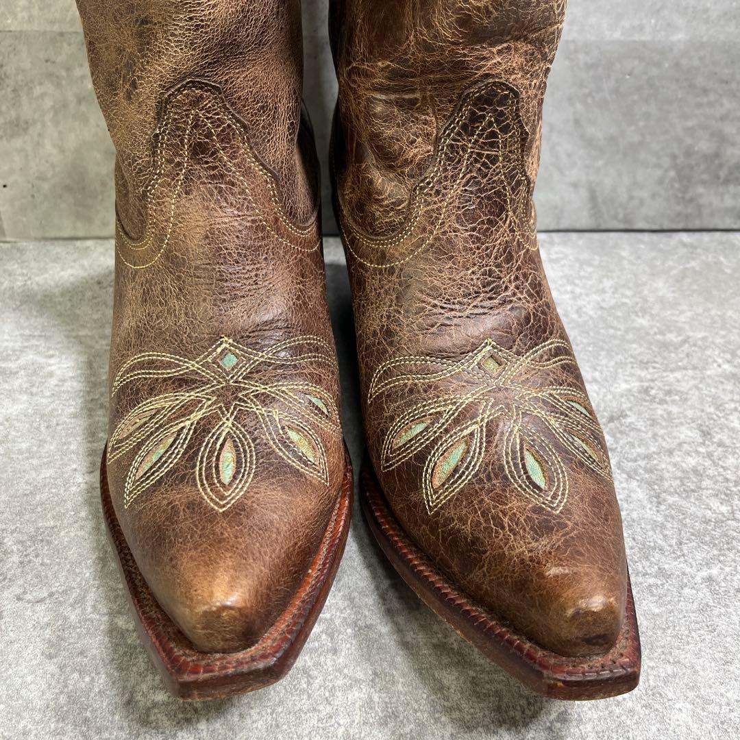 Tony Lama トニーラマ　ウエスタンブーツ　8B　本革 24.5cm相当