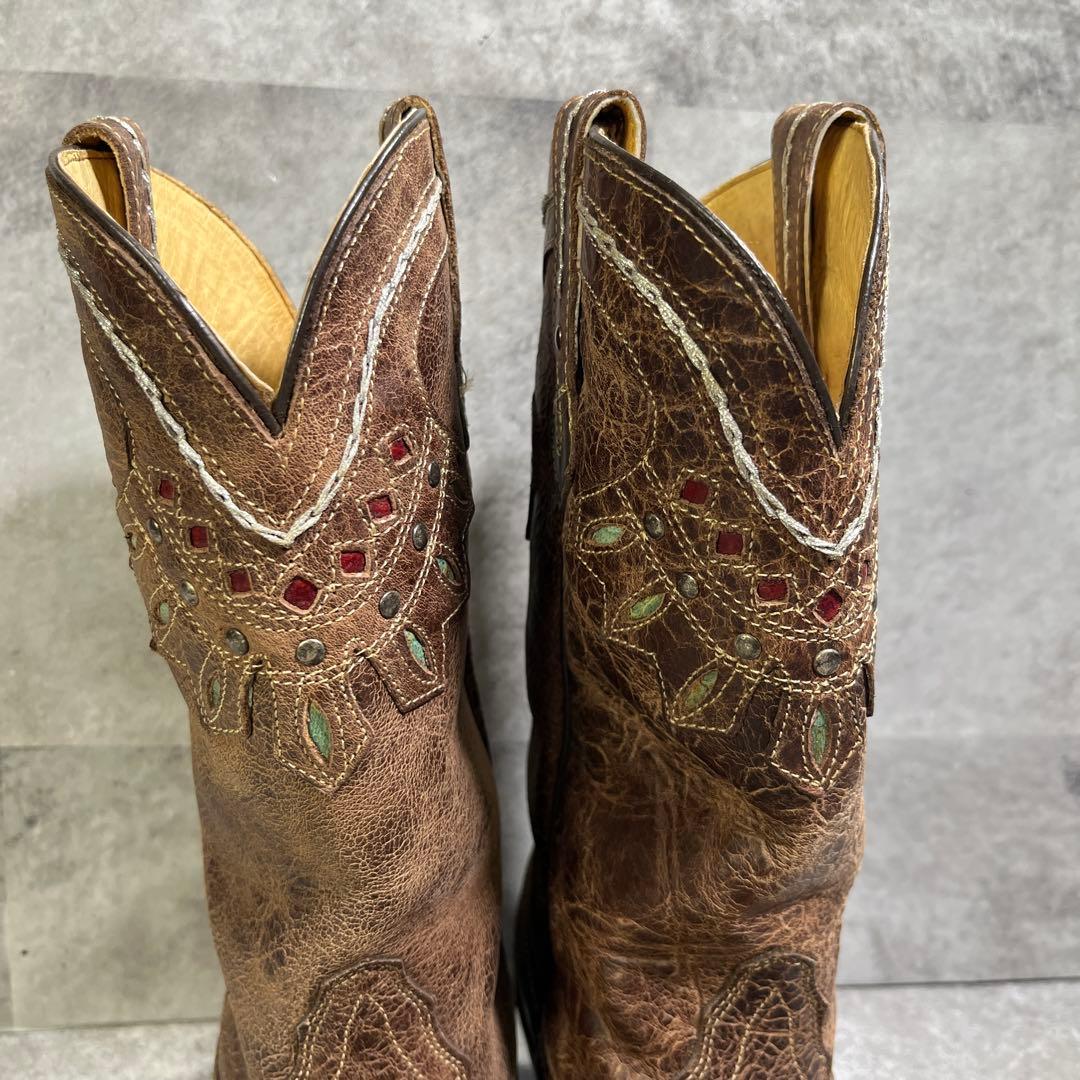 Tony Lama トニーラマ　ウエスタンブーツ　8B　本革 24.5cm相当