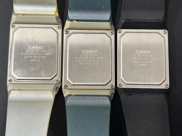CASIO カシオ FS-00 film watch PELA 3点まとめ