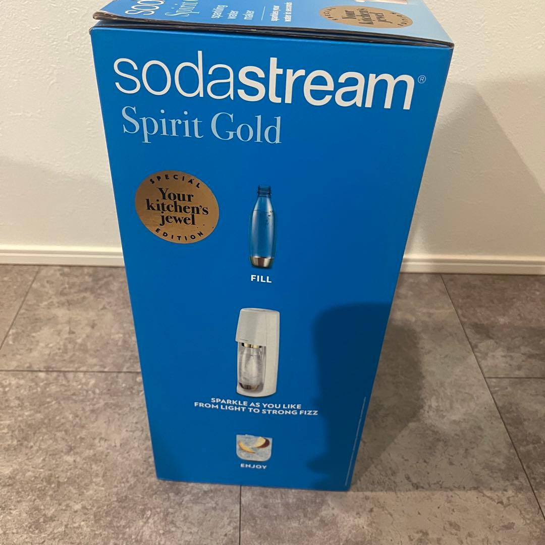【限定デザイン】sodastream Spirit Gold 炭酸水メーカー