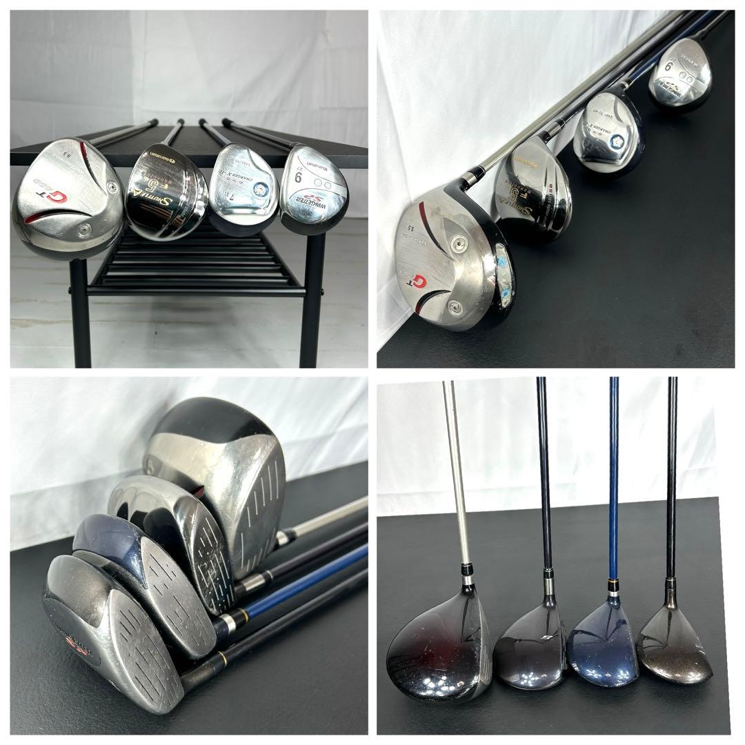 本格派 メンズゴルフクラブ 15本 フルセット フルセット トラサルディ バック