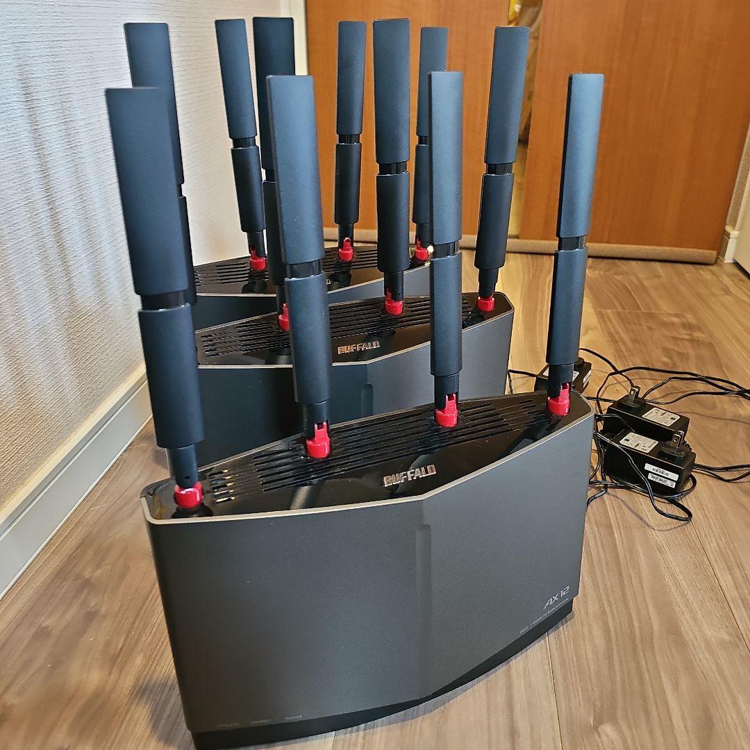 【まとめ売り】WXR-6000AX12S/N×3 美品 禁煙