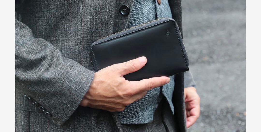 新品　未使用　Panino Vachetta 長財布 黒　incroci