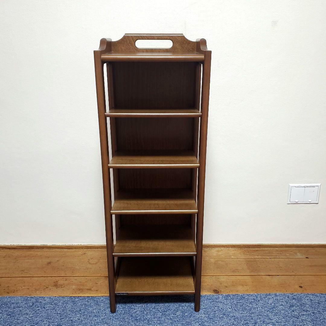 カリモク　karimoku　木製スリッパラック 5段