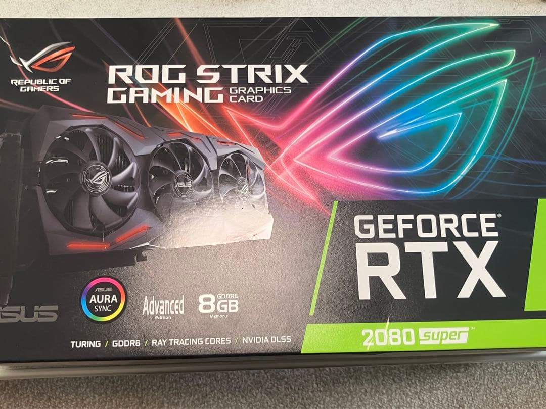 グラフィックボード・グラボ・ビデオカード ASUS ROG STRIX GeForce RTX 2080 Super