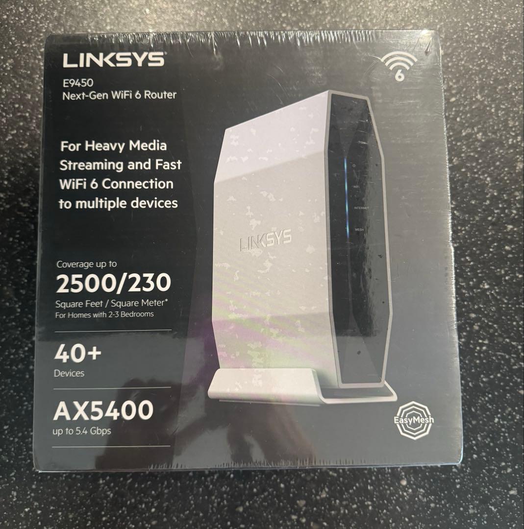 LINKSYS E9450 WiFi 6 ルーター