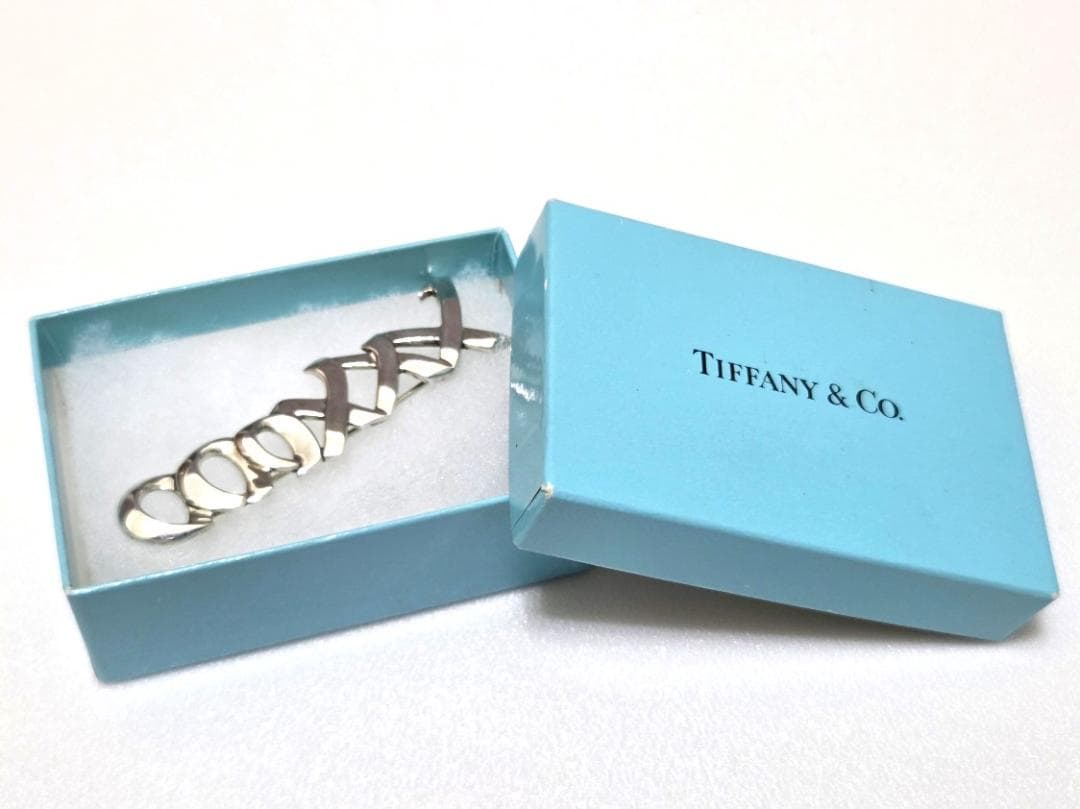 ティファニー　パロマピカソ　ラブ＆キス　SV925ブローチ　箱付き　41703