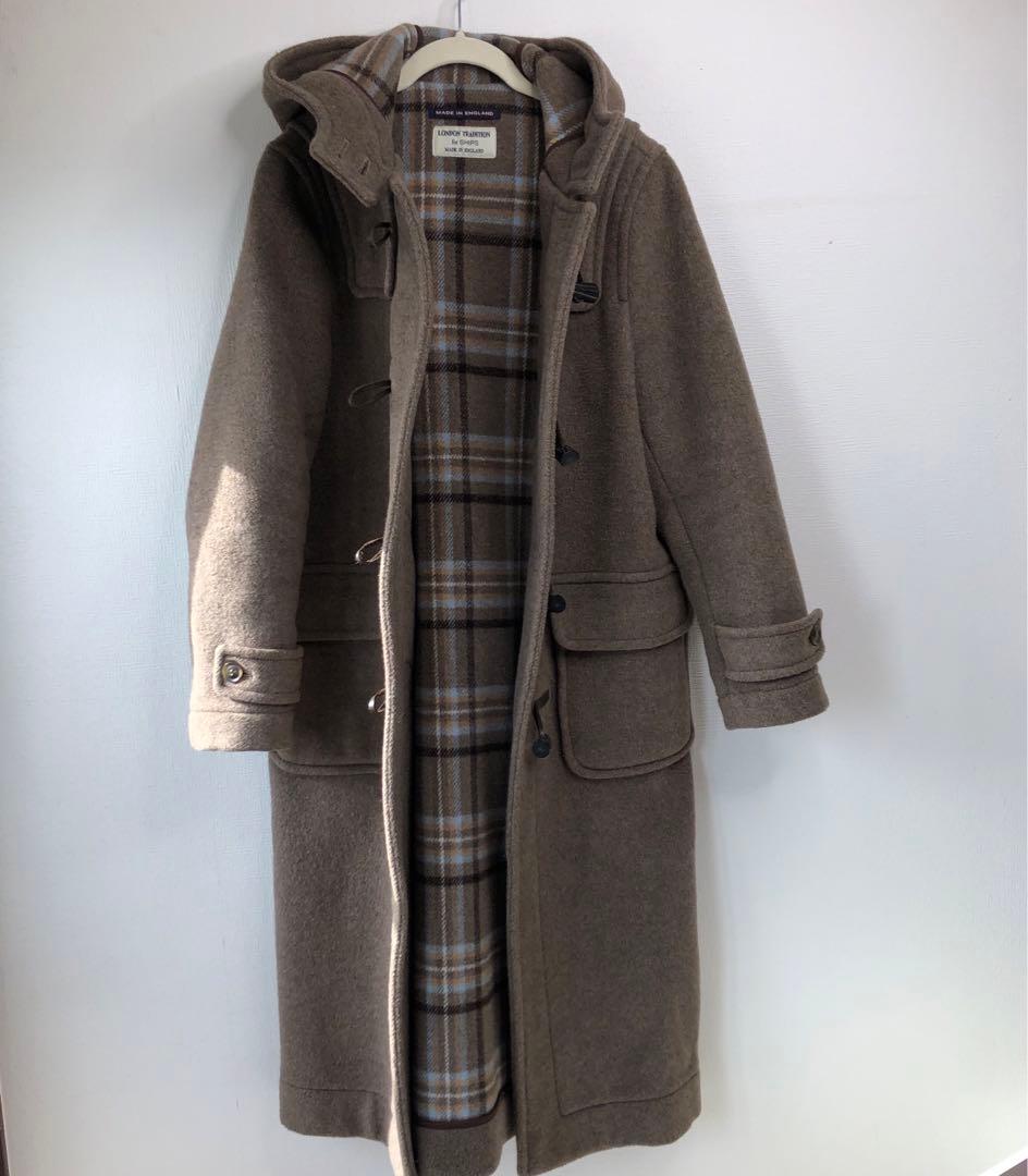 【美品】英国製 ロンドントラディッション×シップス ダッフルコート M ロング丈