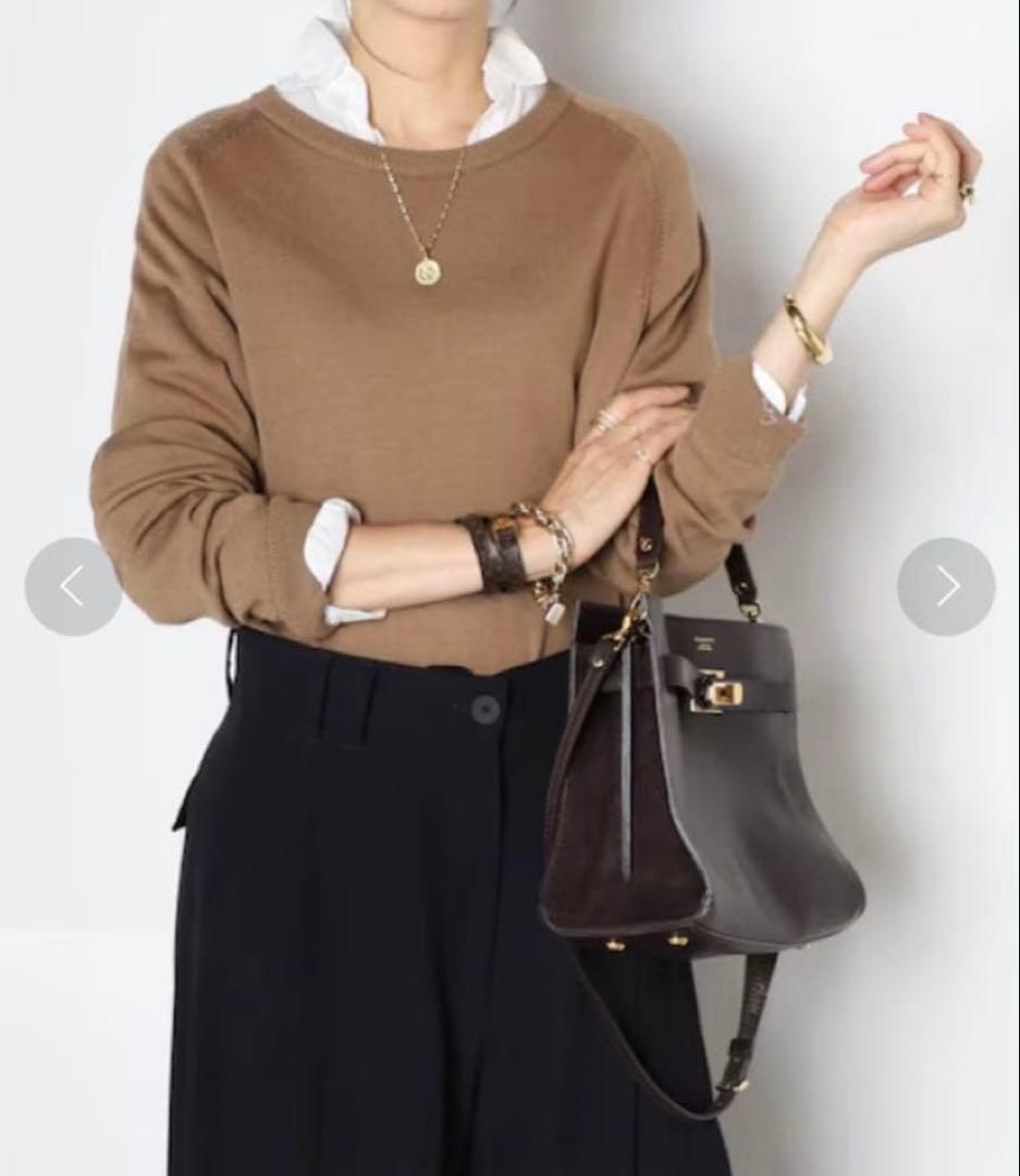 WISHクルーネック　プルオーバー