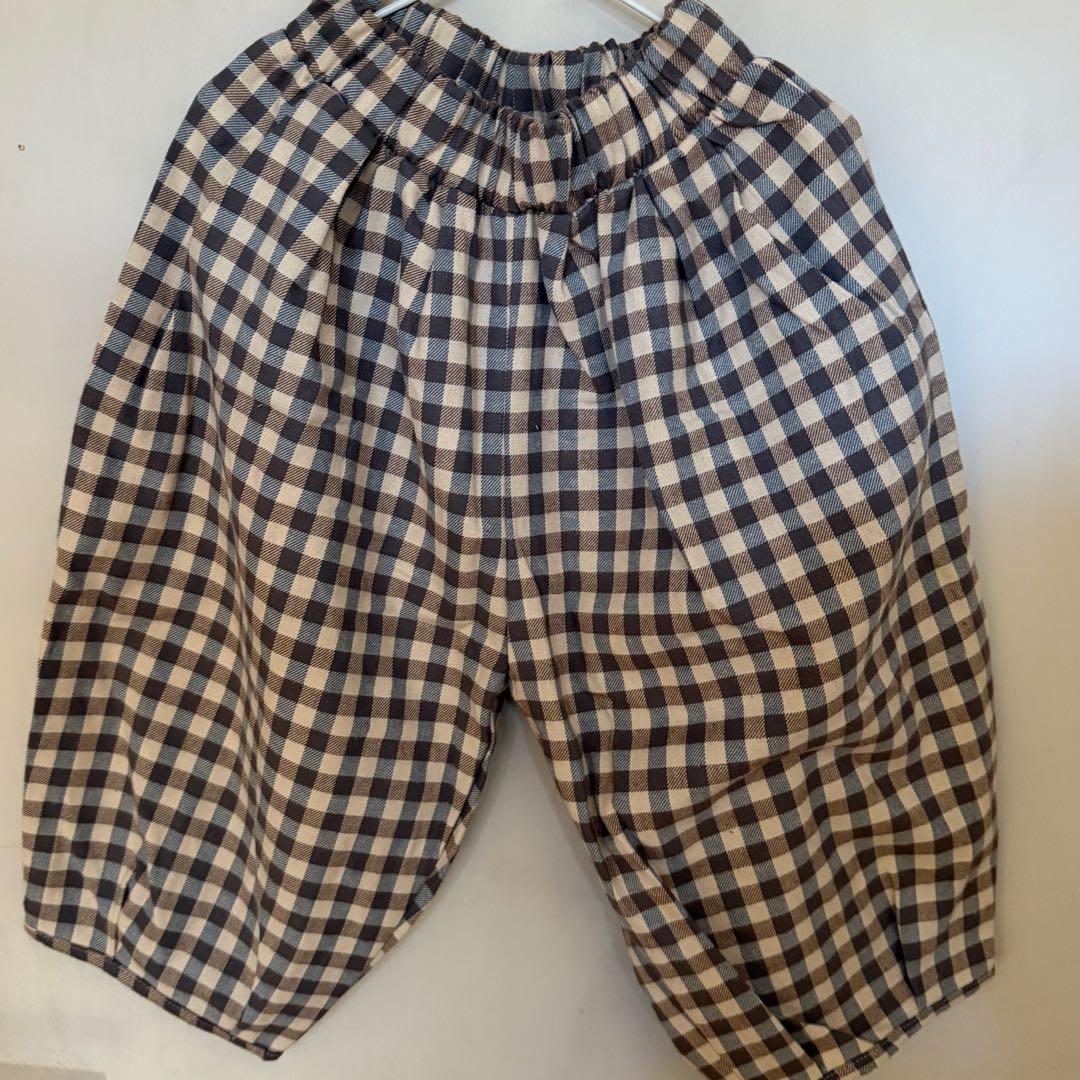オーガニックズー organic zoo チェック ロッジパンツ 3-4Y