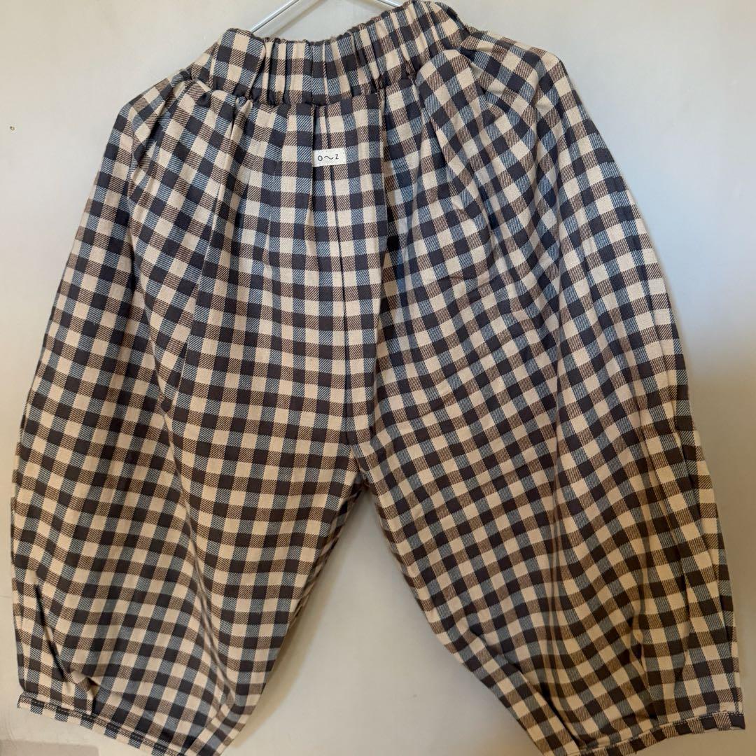 オーガニックズー organic zoo チェック ロッジパンツ 3-4Y