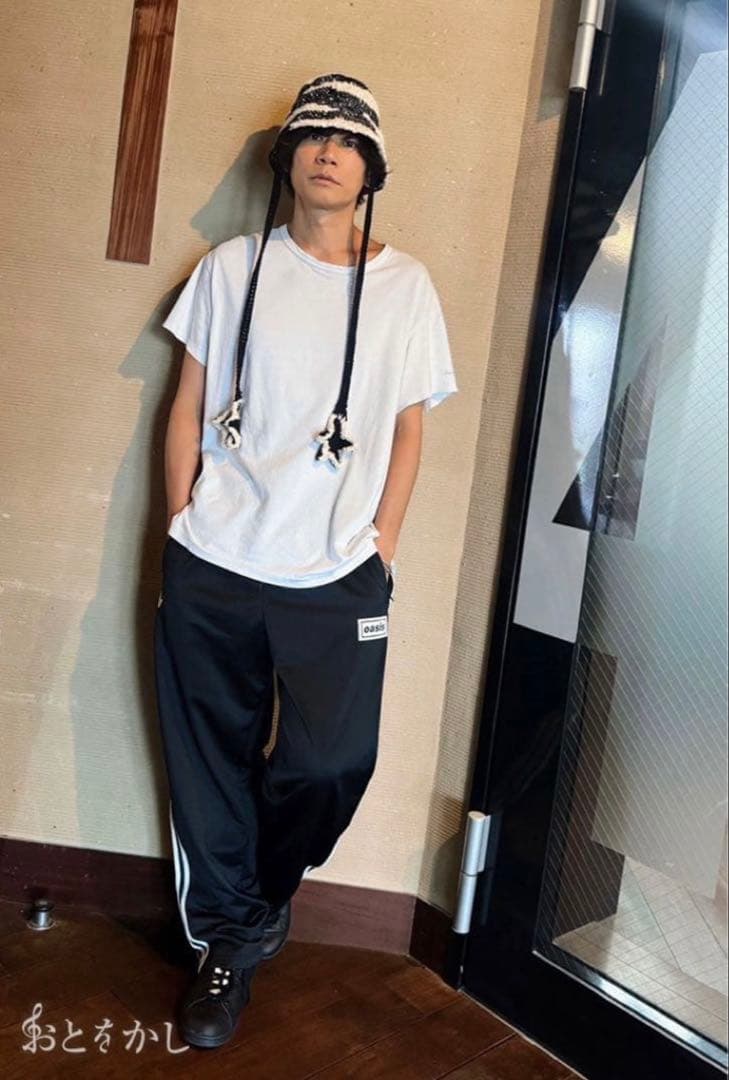 川上洋平着用　adidas oasis トラックパンツ　3XL ブラック