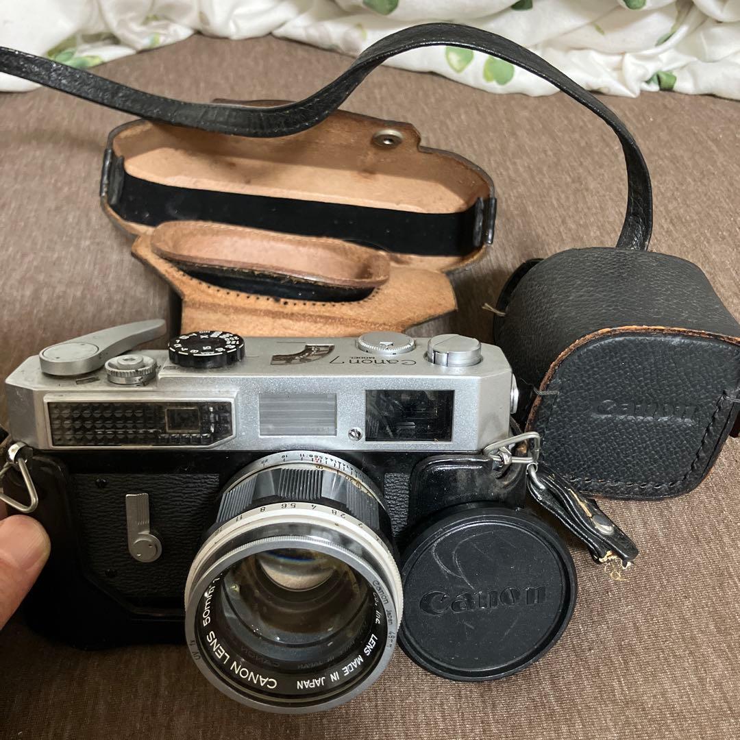Canon Model 7 レンジファインダーフィルムカメラ　レンズとカバー付き