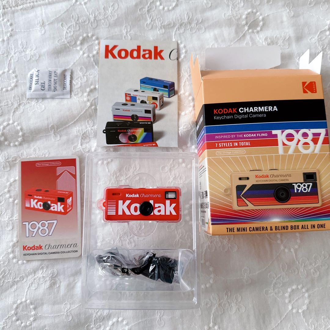 Kodak Charmera キーチェーンデジタルカメラ レッド