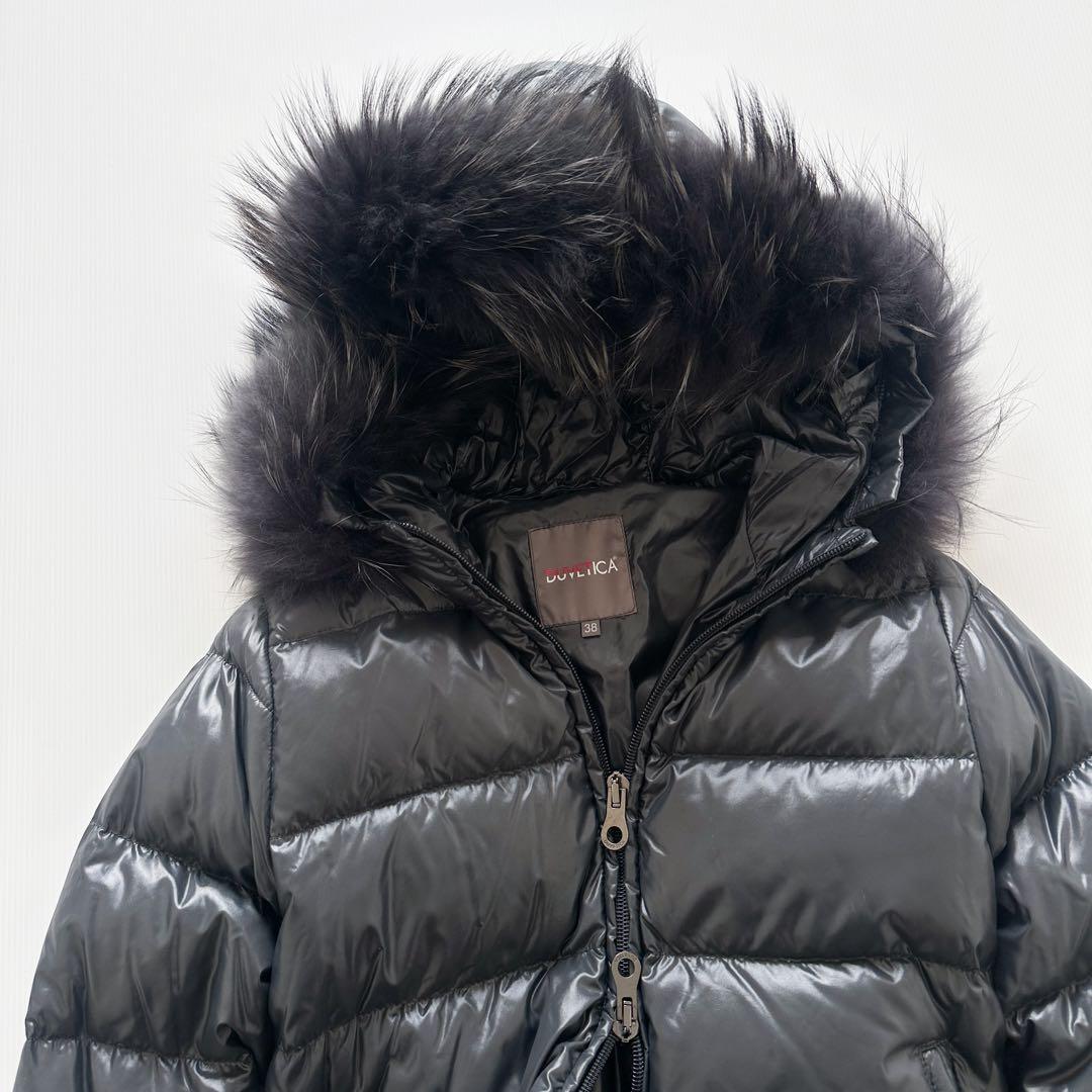DUVETICA デュベティカ / ダウン ショート コート 38 黒 フード