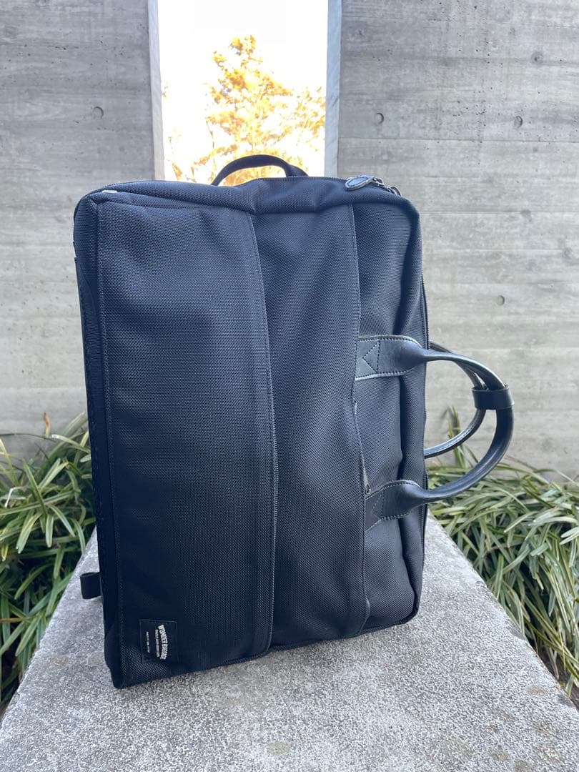 【美品】WONDER BAGGAGEビジネスバッグ　3way ブラック