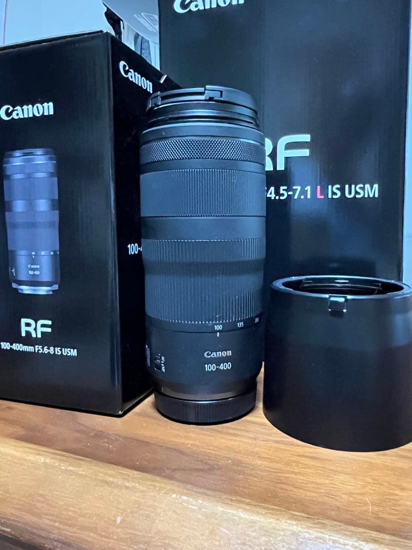 Canon RF100-400mm F5.6-8 IS USM とテレコンセット