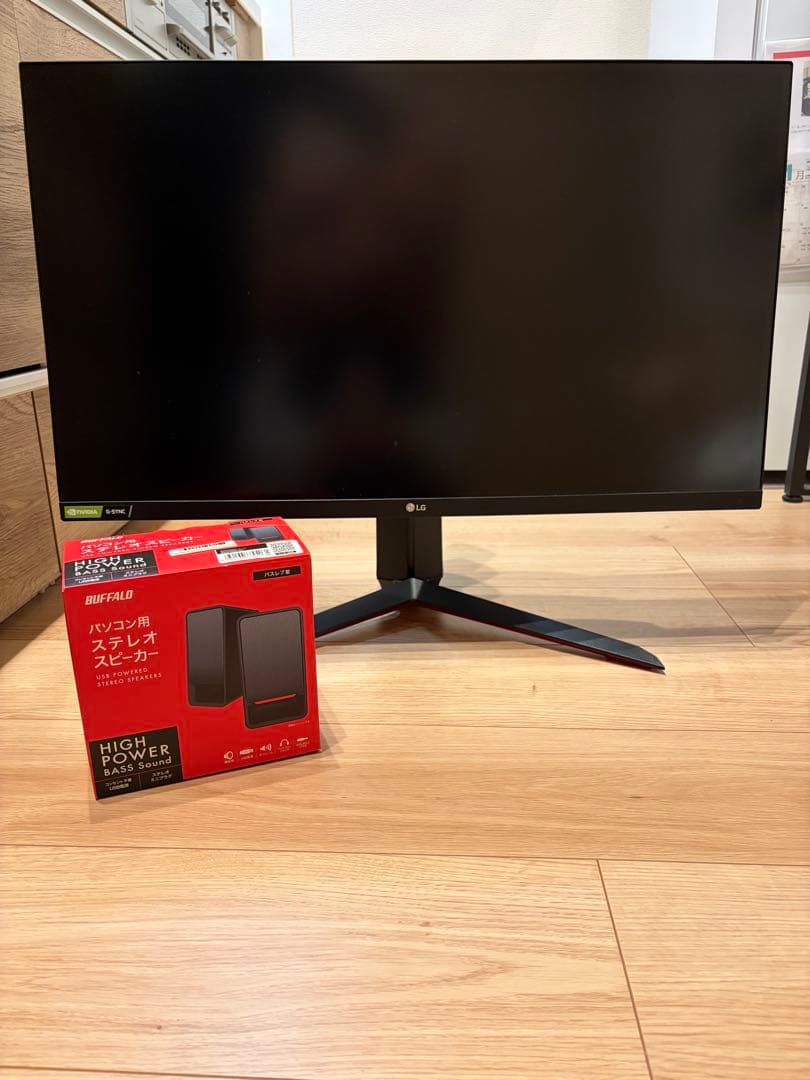 LGモニター　27インチ　スピーカー付き