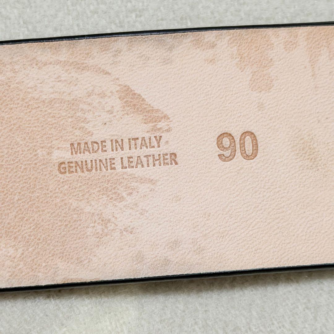 Margiela メゾン マルジェラ 25SS レザー ベルト ステッチ 黒