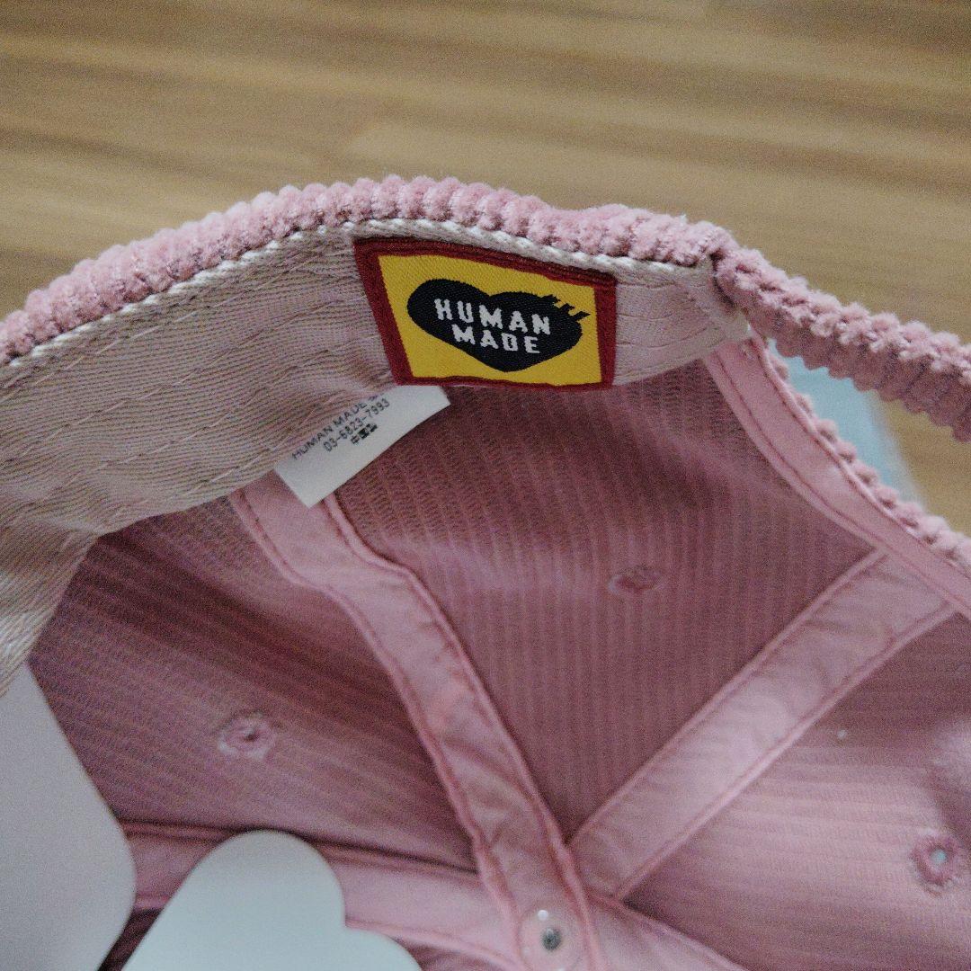 HUMAN MADE コーデュロイキャップ ピンク