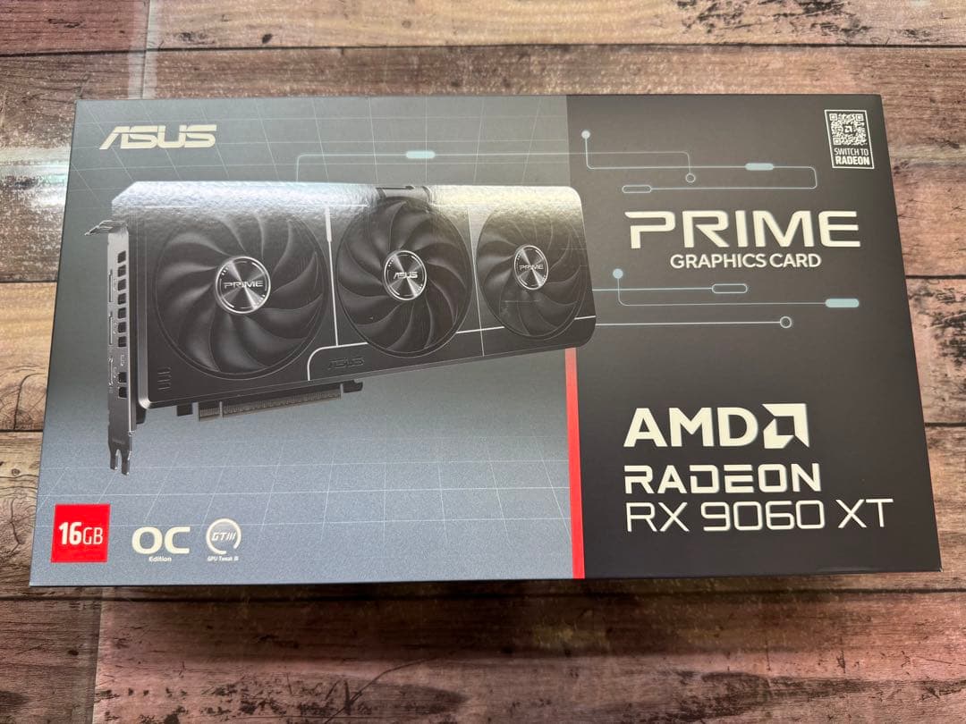 ASUS Radeon RX 9060 XT 16GB 使用期間２カ月
