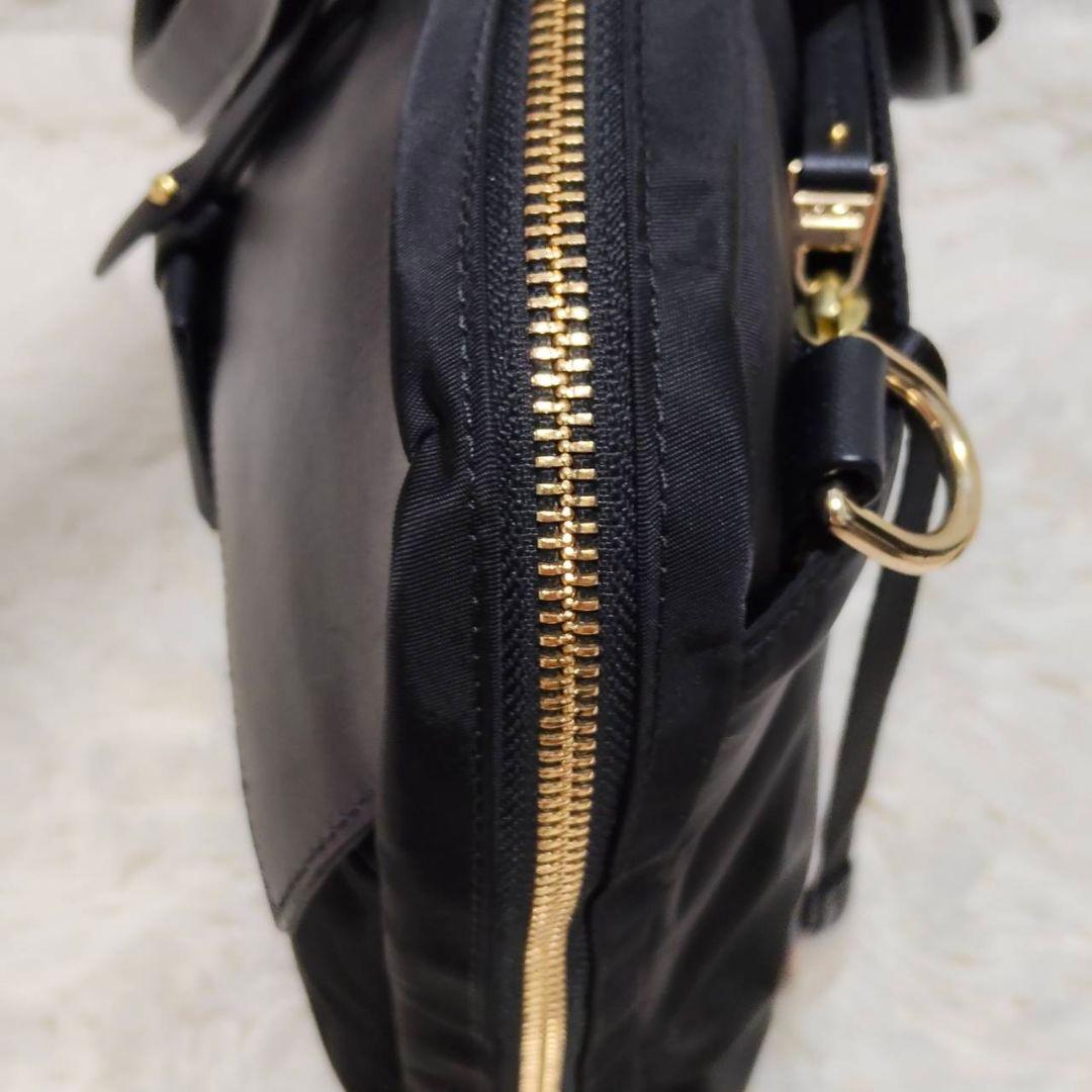 トゥミ ブリーフケース ビジネスレザー ナイロン ブラック 極美品