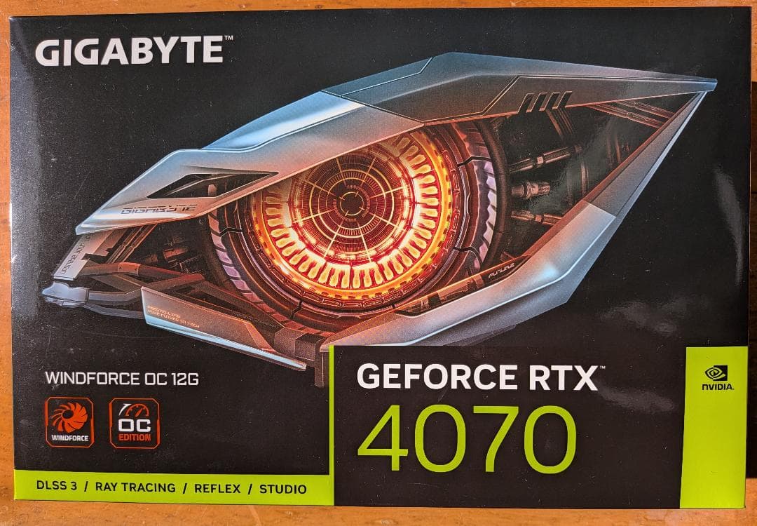 グラフィックボード・グラボ・ビデオカード GIGABYTE GeForce RTX 4070 12G