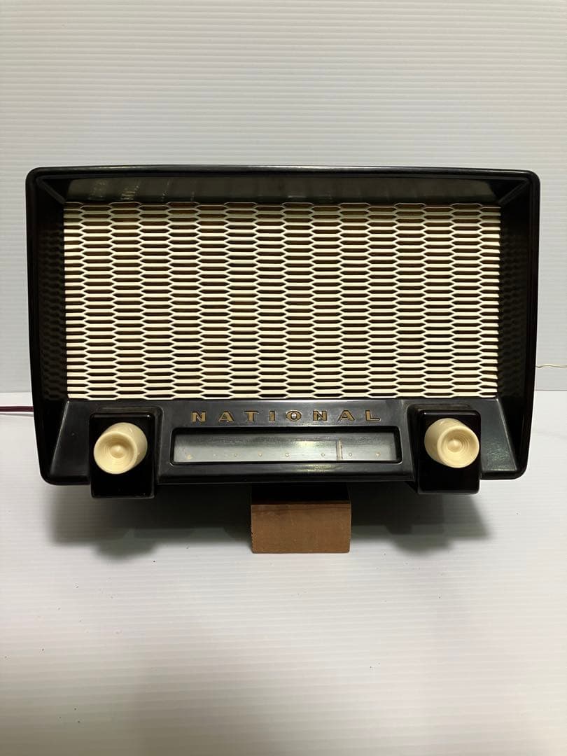 ナショナル GT真空管ラジオ 完動品　　　古い部品、不良部品交換済み