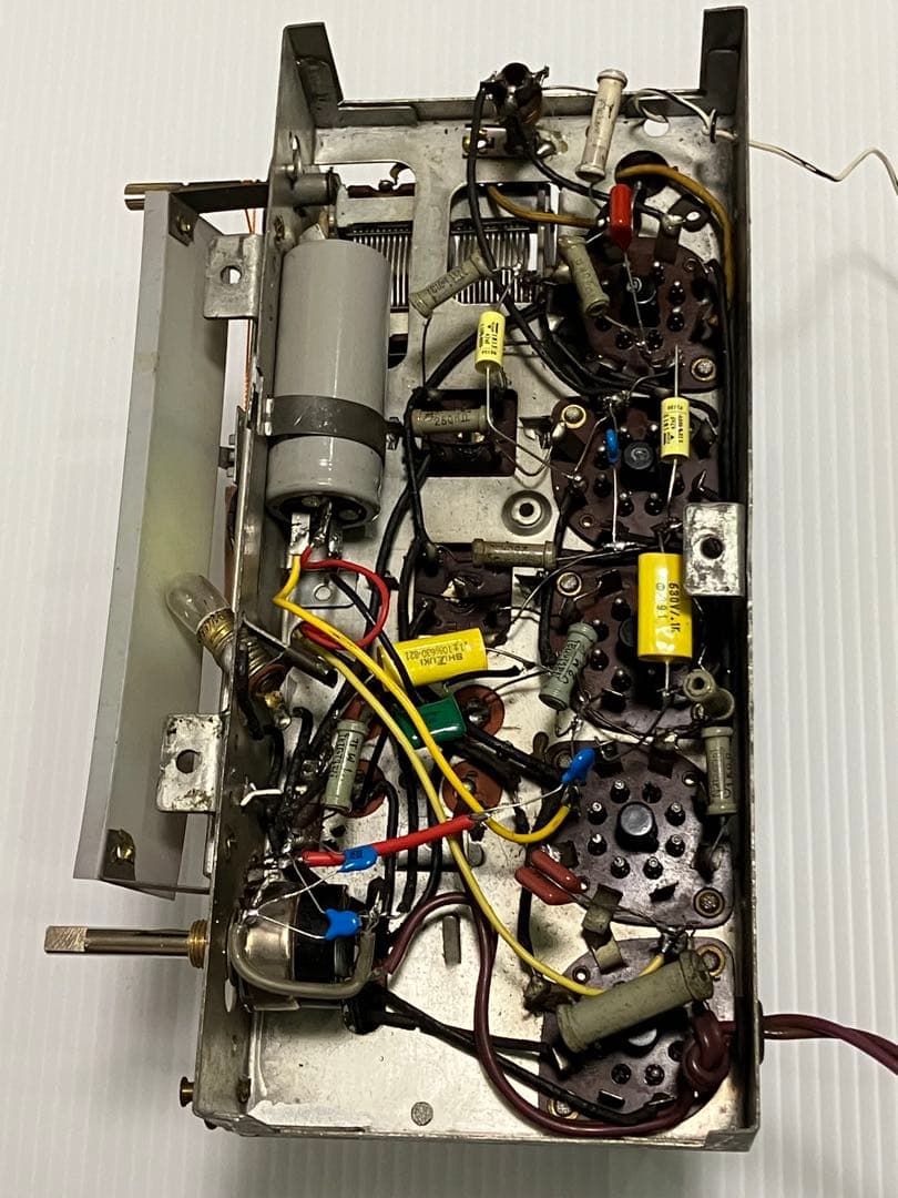 ナショナル GT真空管ラジオ 完動品　　　古い部品、不良部品交換済み