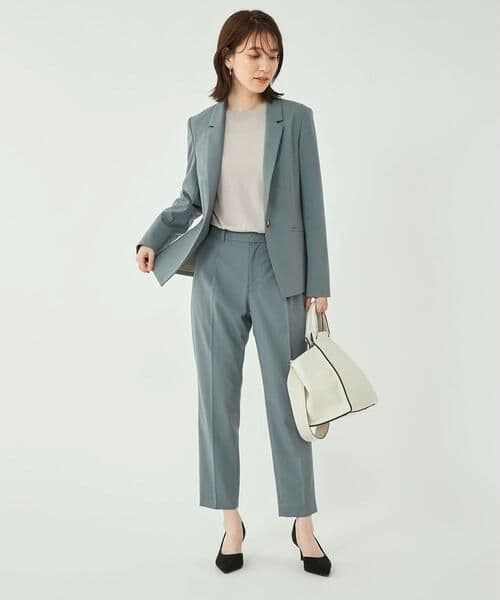 カチリラ テーラード ジャケット テーパードパンツ セットアップ