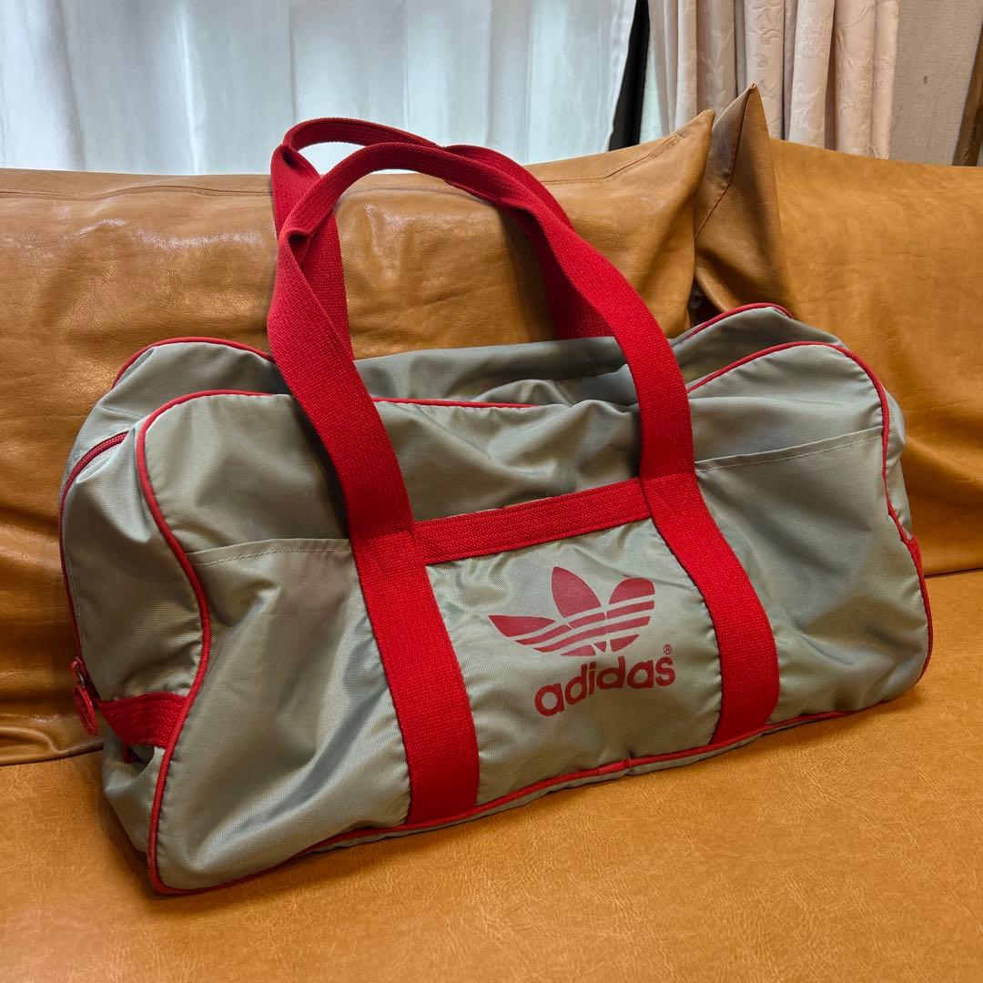 adidas 80s ヴィンテージ　スクールバッグ　ボストンバック