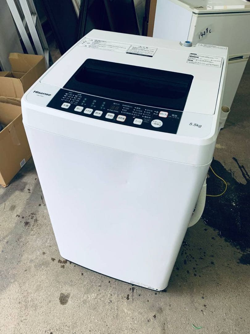 ✅Hisense 電気洗濯機✅ ✅HW-T55C✅送料設置無料