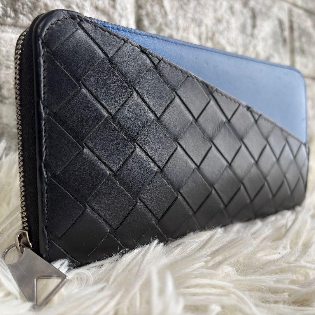 【激レア美品】ボッテガヴェネタ　ジッピーウォレット　イントレチャート　RFID