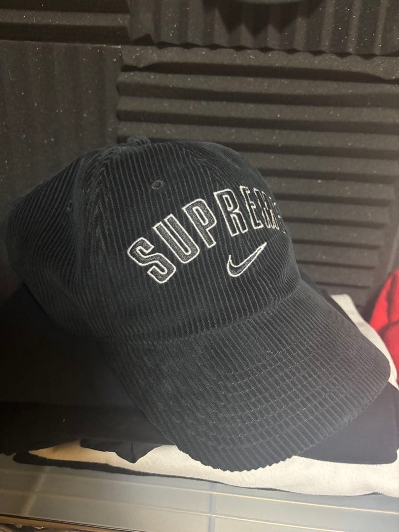 帽子 Supreme Nike Arc Corduroy 6-Panel Black