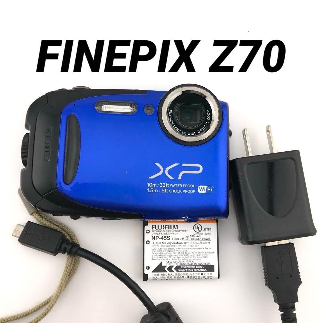 【Cカードリーダー付】FUJIFILM FinePix XP70 防水カメラ