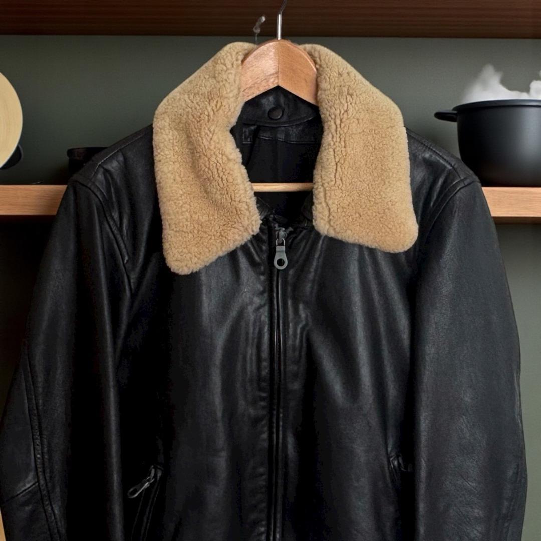 Yohji Yamamoto POUR HOMME シングルライダースジャケット