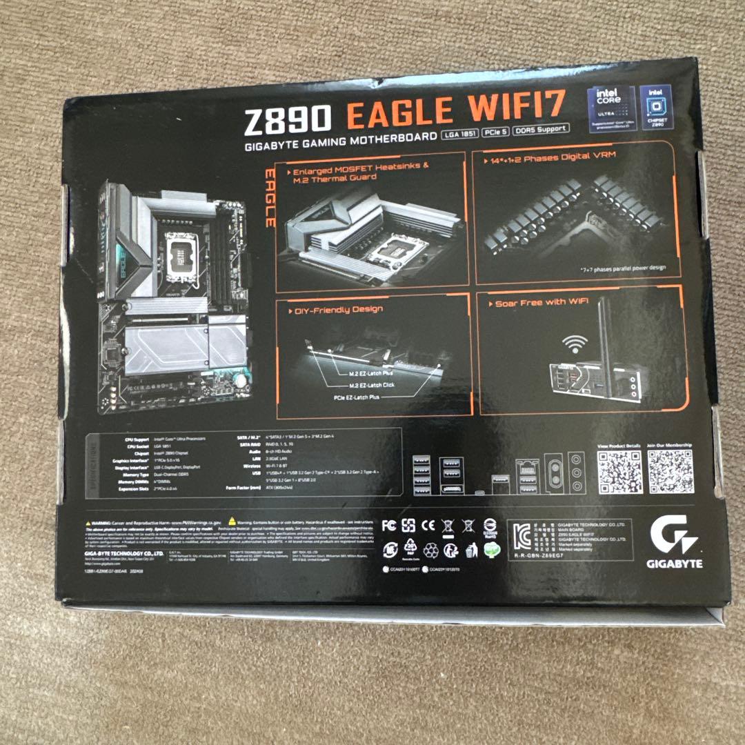 GIGABYTE Z890 EAGLE WIFI7 マザーボード