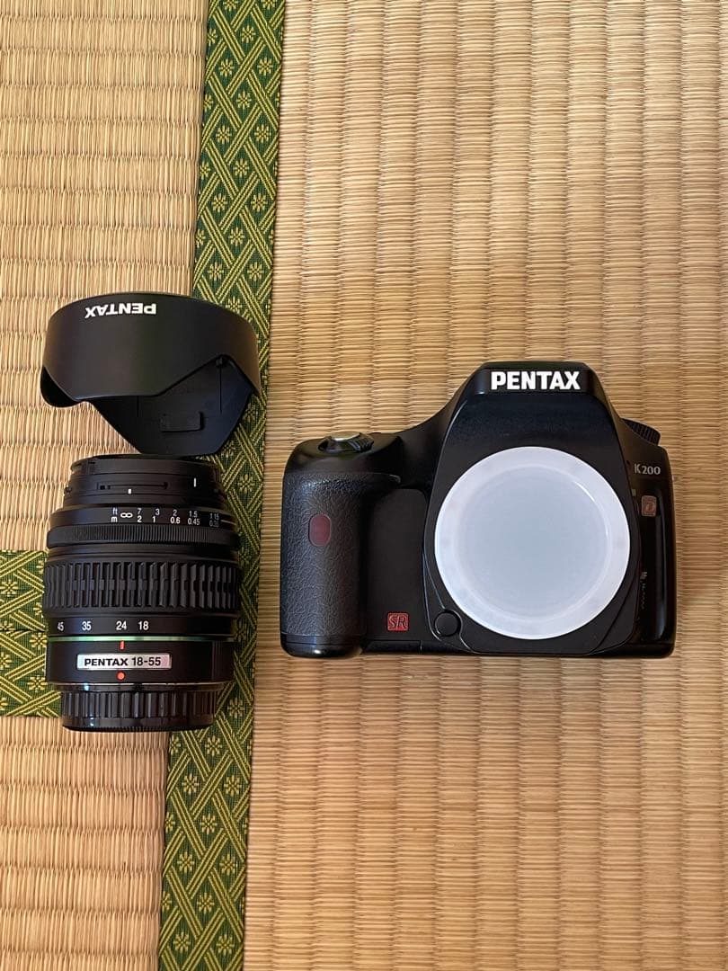 超美品 Pentax K200D + DA18-55mm レンズセット