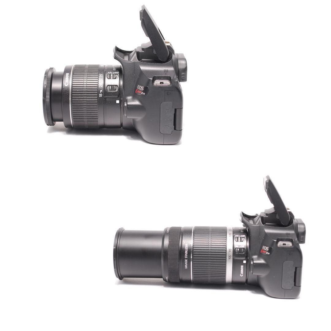 ❤即購入1000円OFF❤Canon Kiss X10 手ブレ補正 ダブルレンズ
