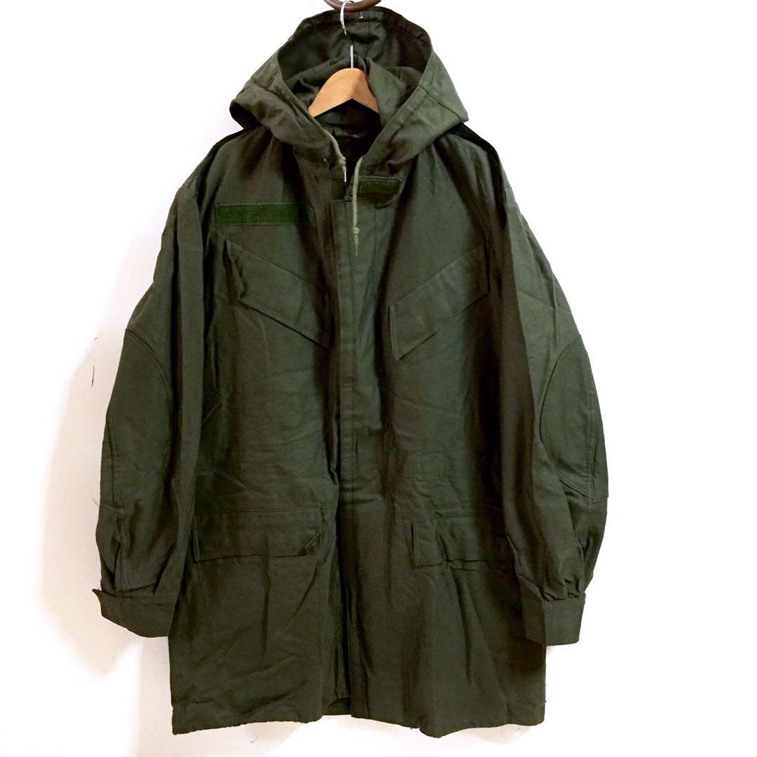 80s デッドストック　ベルギー軍　M-64 フーデッド　フィールドジャケット