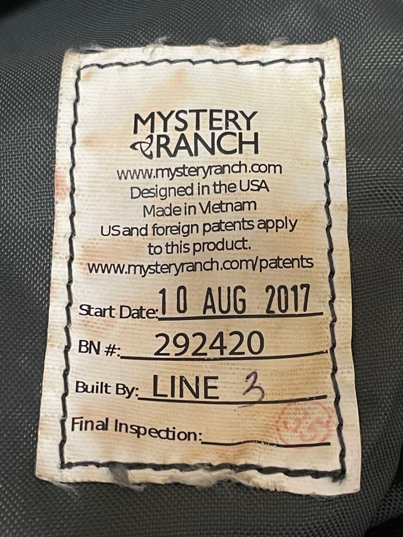 ミステリーランチMYSTERY RANCH メッセンジャーバッグ ブルーグレー