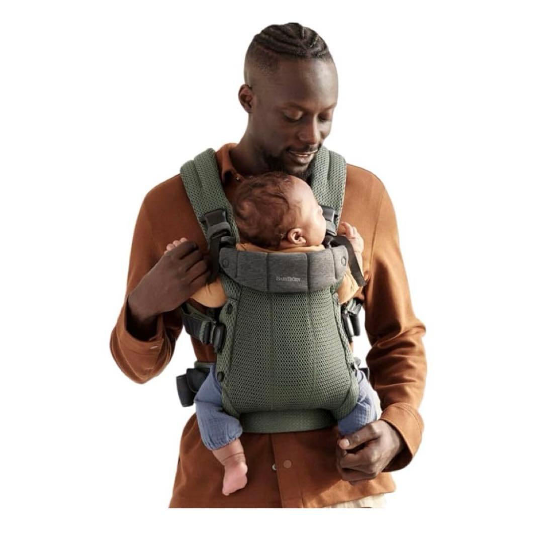 美品　ベビービョルン 抱っこひも HARMONY ダークグリーン