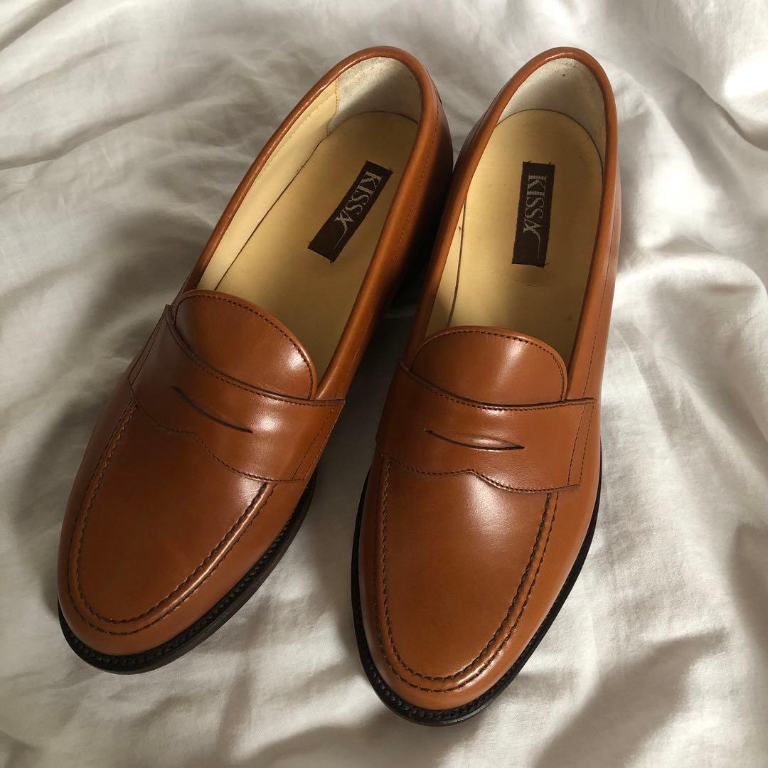 KISSA キサ　高田喜左　本革　レザー ローファー