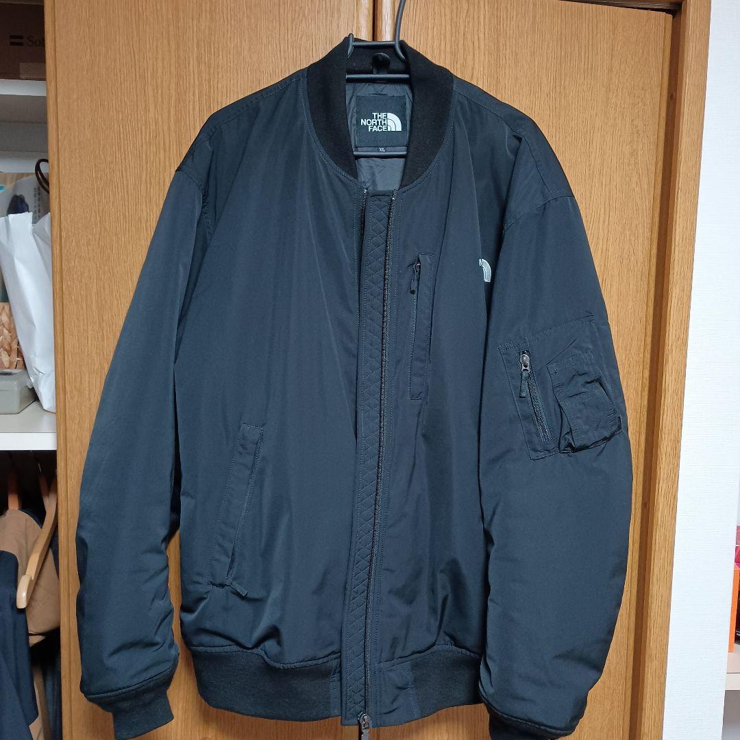 THE NORTH FACE ブラック ボンバージャケット MA-1