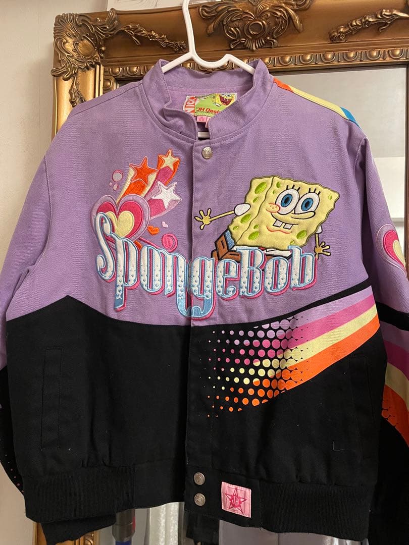 お値下げ中 スポンジボブ　レーシングジャケット