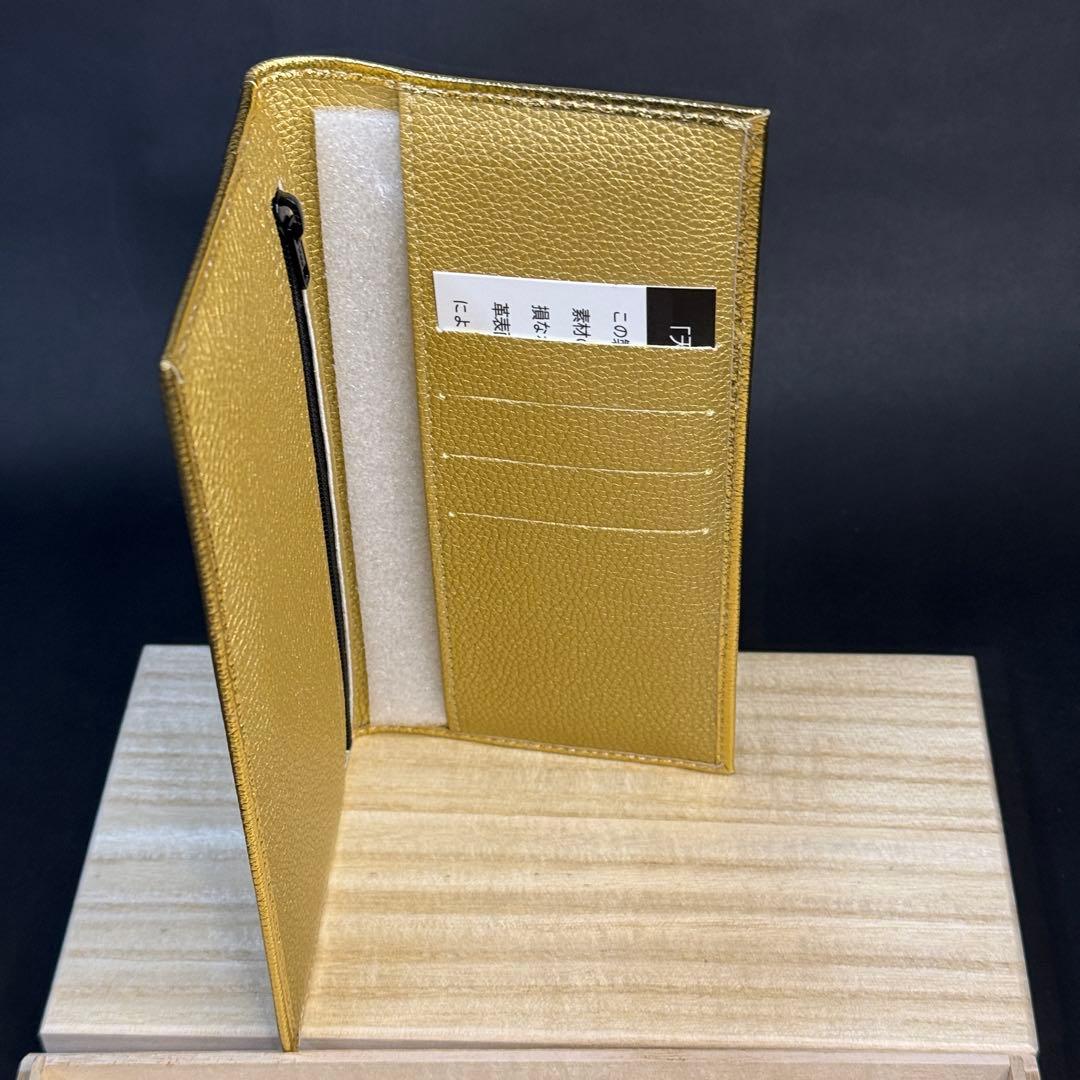皇居 長財布 小銭入れ ケースゴールド 金色 新品未使用 プレゼント用に！