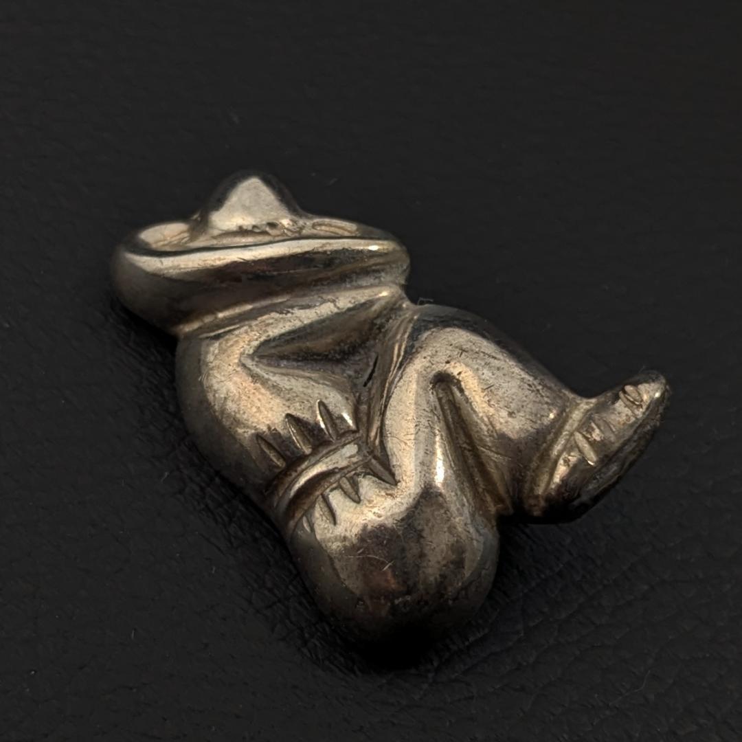 ヴィンテージ メキシカンシルバー925 sleeping man ブローチ 9g