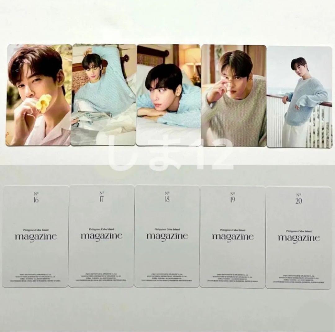 MAGAZINE チャウヌ ウヌ 写真集 トレカ 40枚 コンプリート コンプ