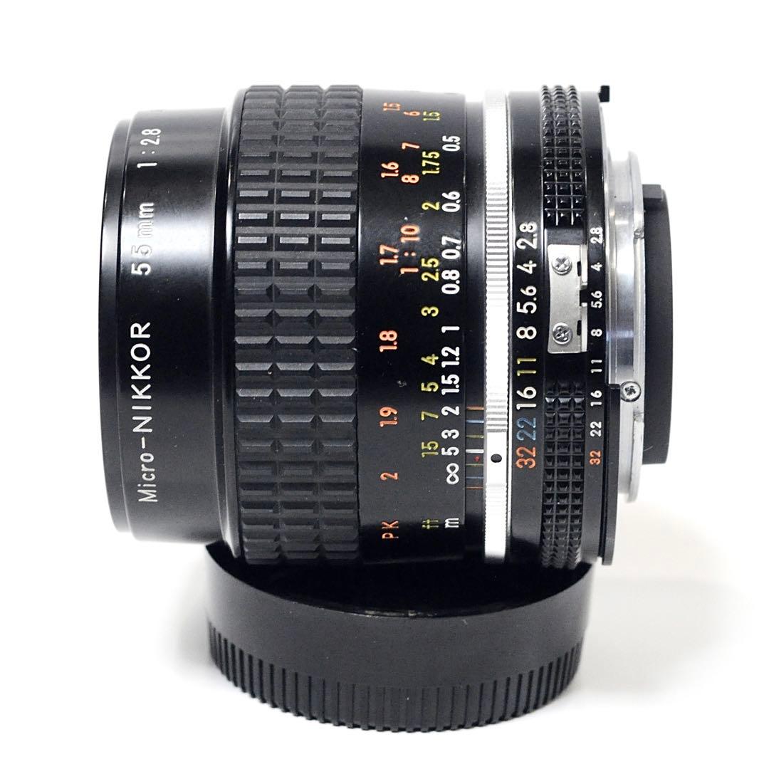 Nikon Ai-S Micro nikkor 55mm f/2.8 レンズ